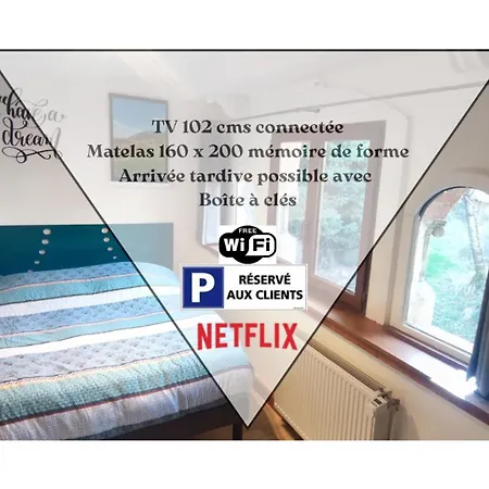 24m2 Cosy Classe, Lit Queen Size, Netflix, Wifi, 400m Centre, Parking, Boite A Cles, La Tarine Appartamento *