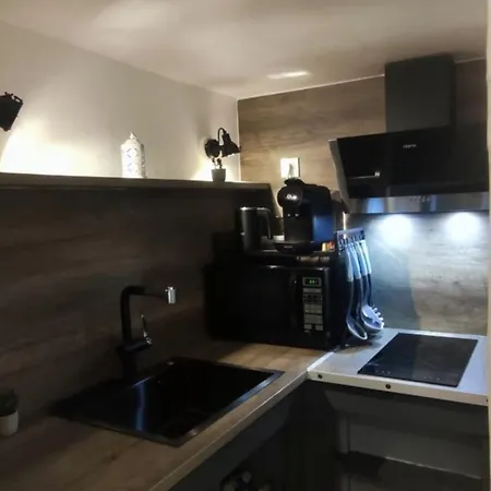 Appartamento 24m2 Cosy Classe, Lit Queen Size, Netflix, Wifi, 400m Centre, Parking, Boite A Cles, La Tarine *